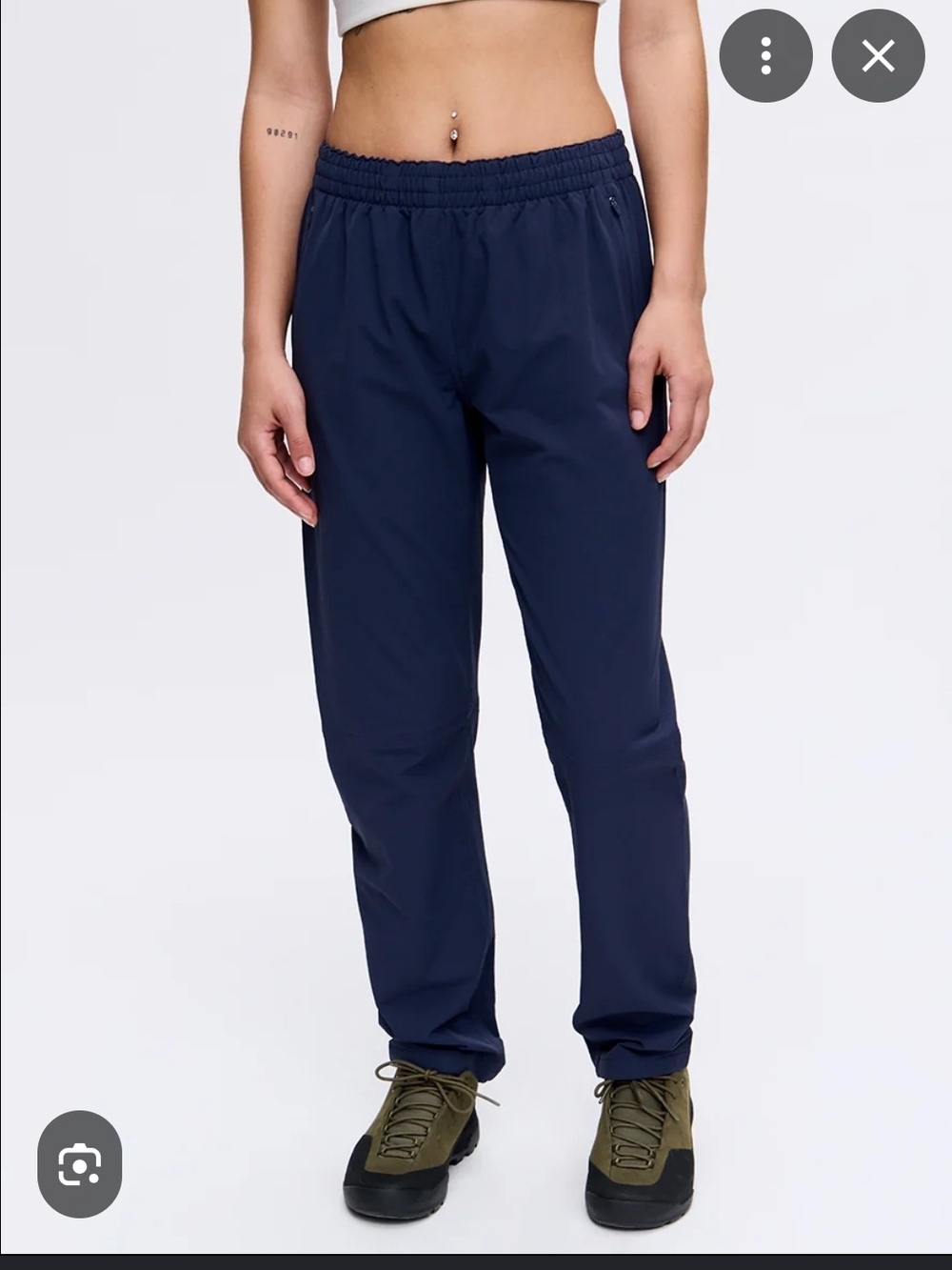 Outdoor Voices Navy Blue Women's Lightweight Track Pants